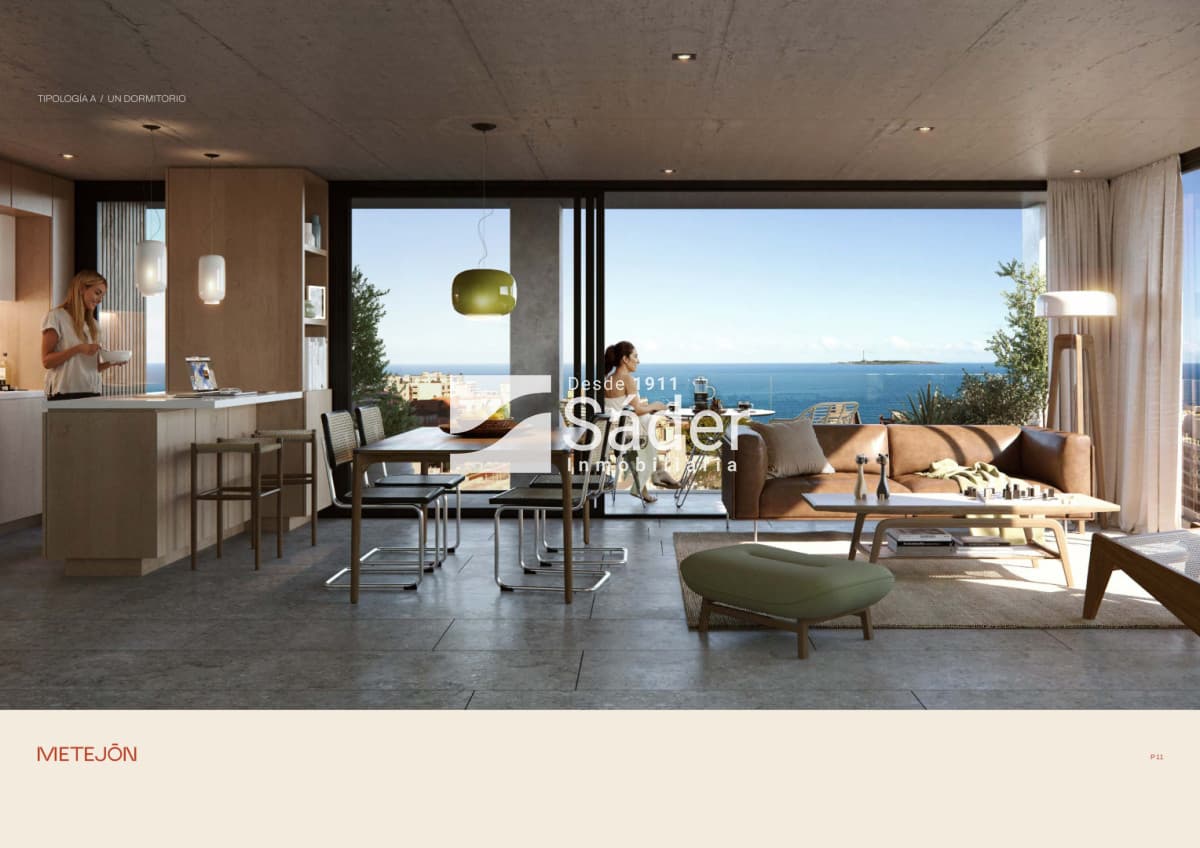 Apto 1 Dormitorio en Península con Vista al Mar