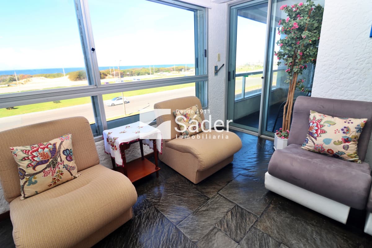 Apto con vista a playa brava. Primera linea  -