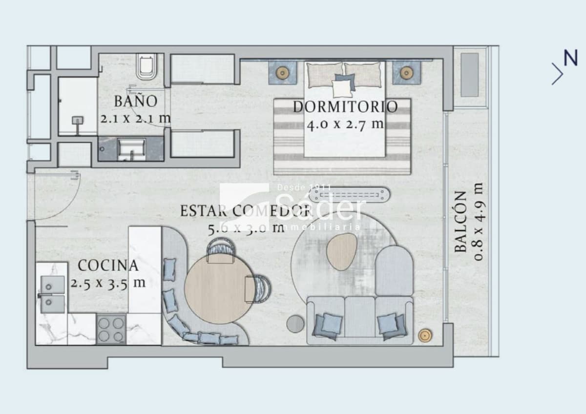 Monoambiente en Importante Proyecto en Punta del Este