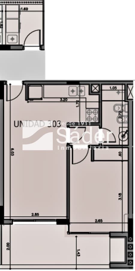 Apto de 1 Dormitorio con Parrillero a Pasos del Mar