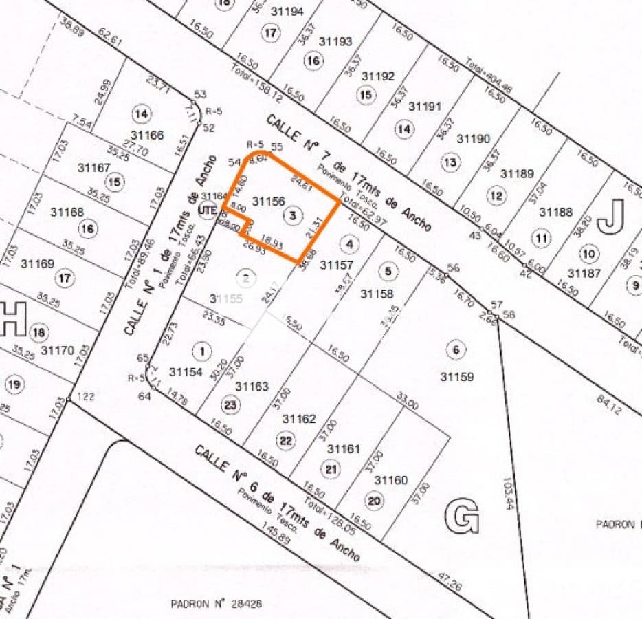 Terreno esquinero de 621² en Sausalito, Maldonado