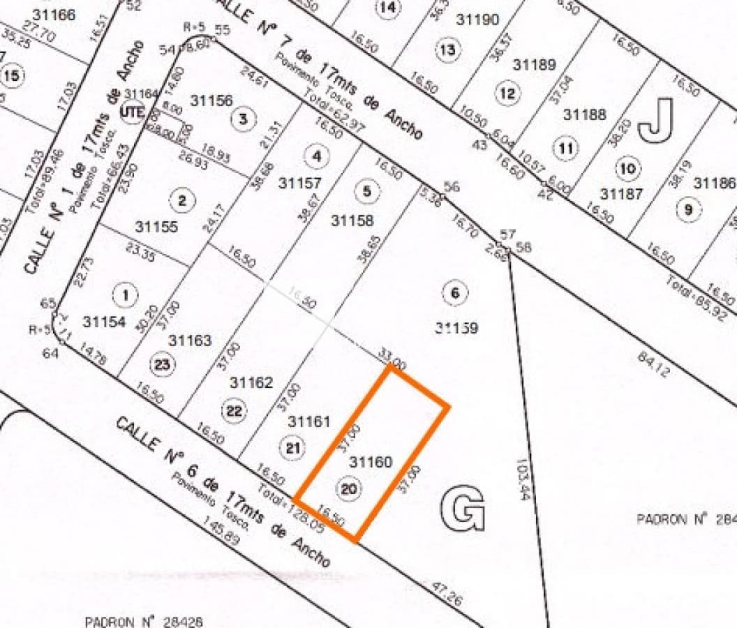 Lote de 610m² apto Vivienda, Locales u Oficinas