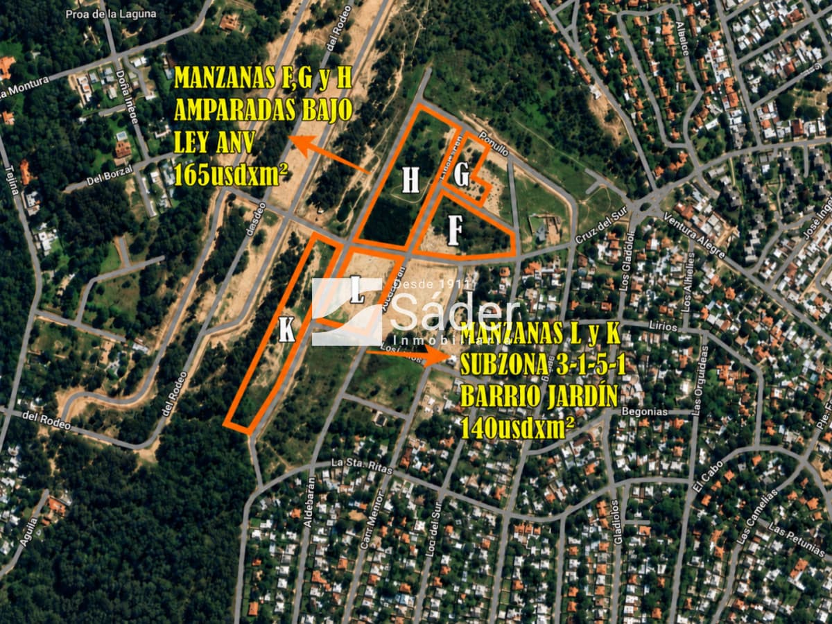 Nuevos Lotes en Venta en Jardines de Pinares, de 600 a 700m².