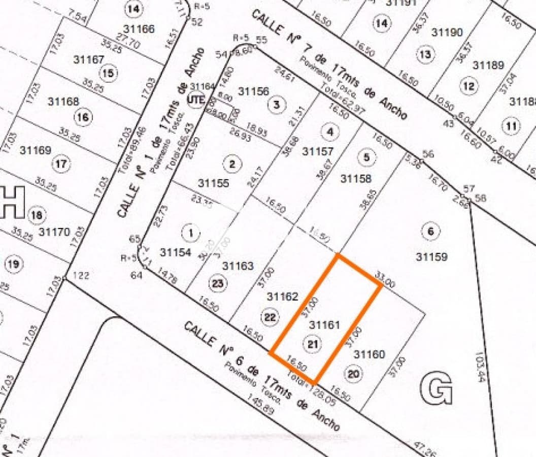 Terreno de 610m² en Sausalito, Maldonado