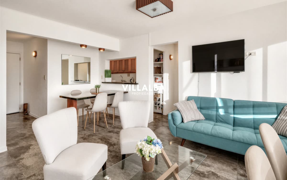 Apartamento en venta 2 dormitorios con vista al mar con renta