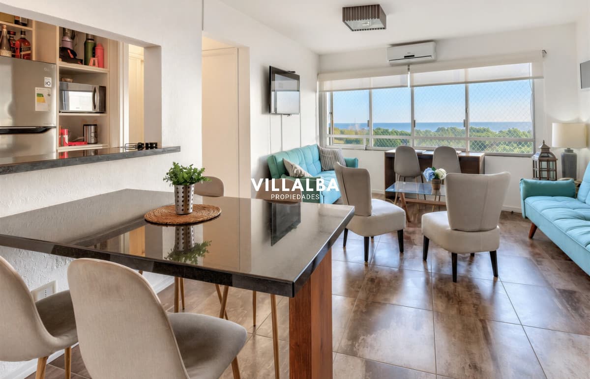 Apartamento en venta 2 dormitorios con vista al mar con renta