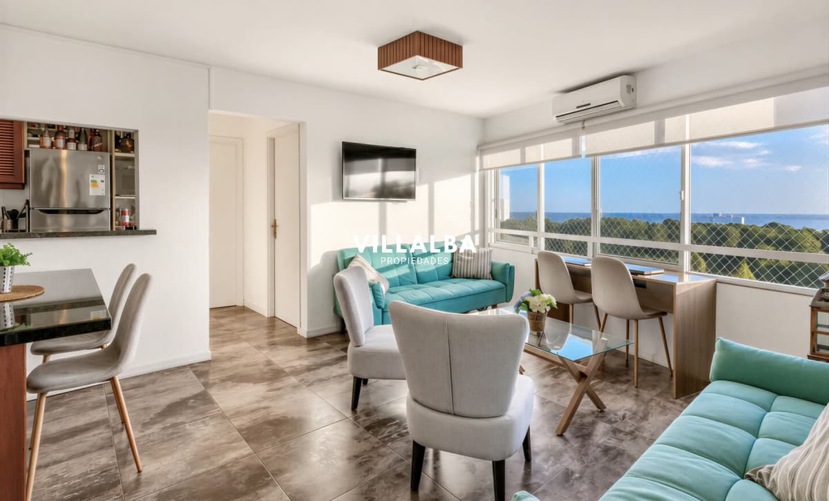 Apartamento en venta 2 dormitorios con vista al mar con renta