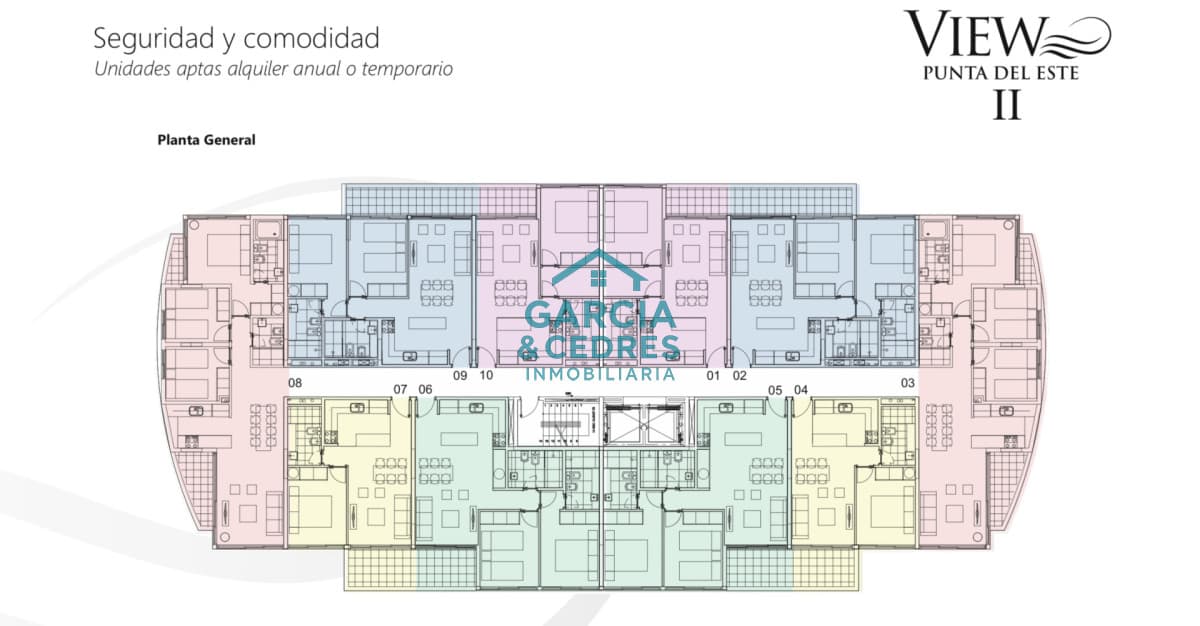 Apartamento a estrenar de 3 dormitorios en View II - Punta del Este