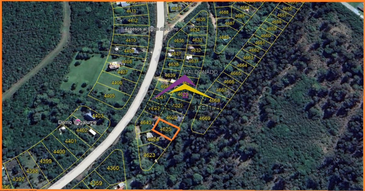 Terreno ID.41600 - Venta Terreno,421mts2.Playa Hermosa, Piriápolis, Maldonado.