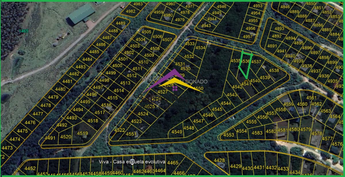Terreno ID.41596 - Venta Terreno 610mts2,Playa Hermosa, Piriápolis ,Maldonado.