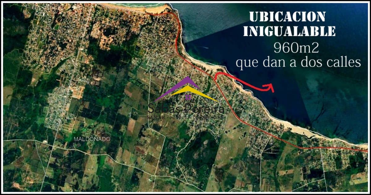 Terreno ID.40964 - Venta Terreno 1960m2, Playa Hermosa, Playa Verde, Piriápolis, Maldonado