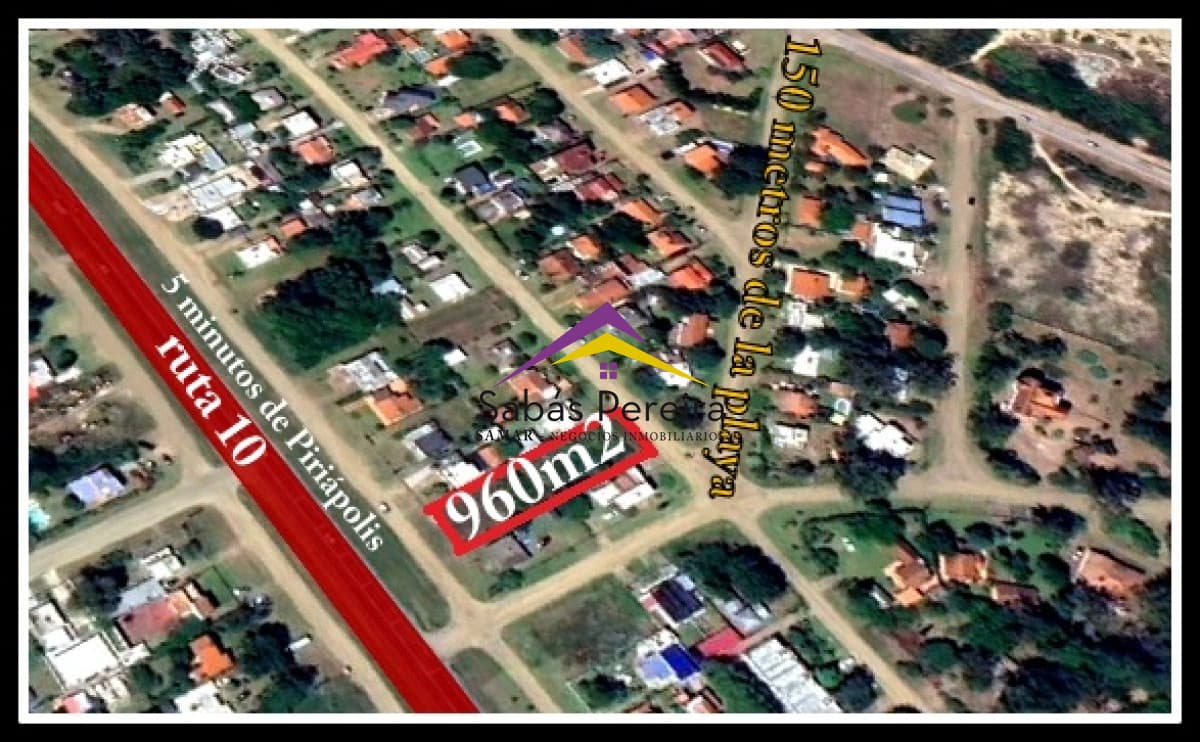 Terreno ID.40964 - Venta Terreno 1960m2, Playa Hermosa, Playa Verde, Piriápolis, Maldonado