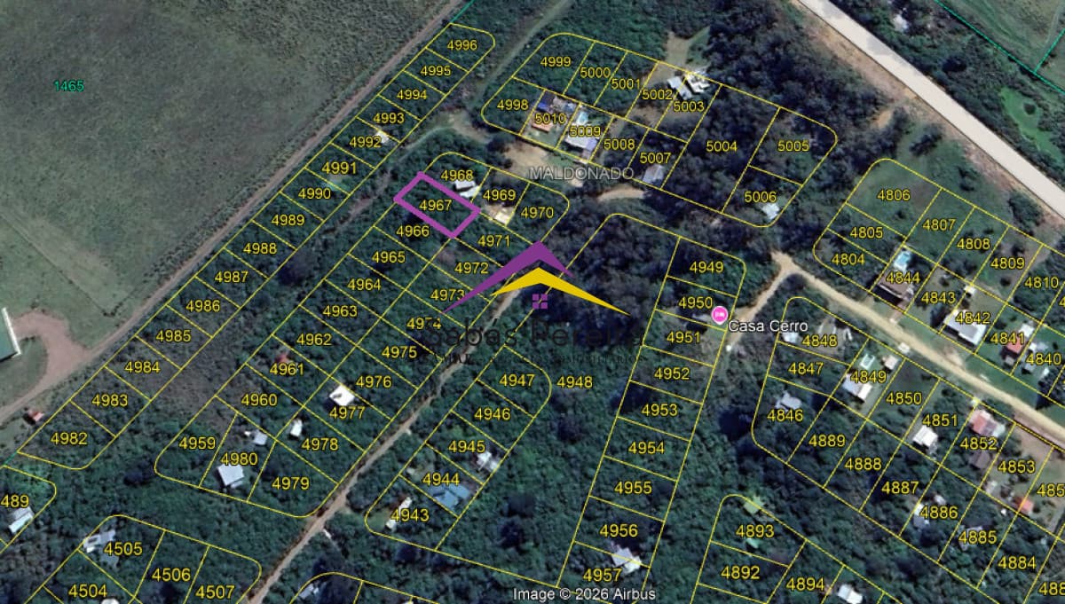 Terreno ID.41614 - Venta Terreno 450mts2, PLaya Hermosa,Piriápolis,Maldonado.