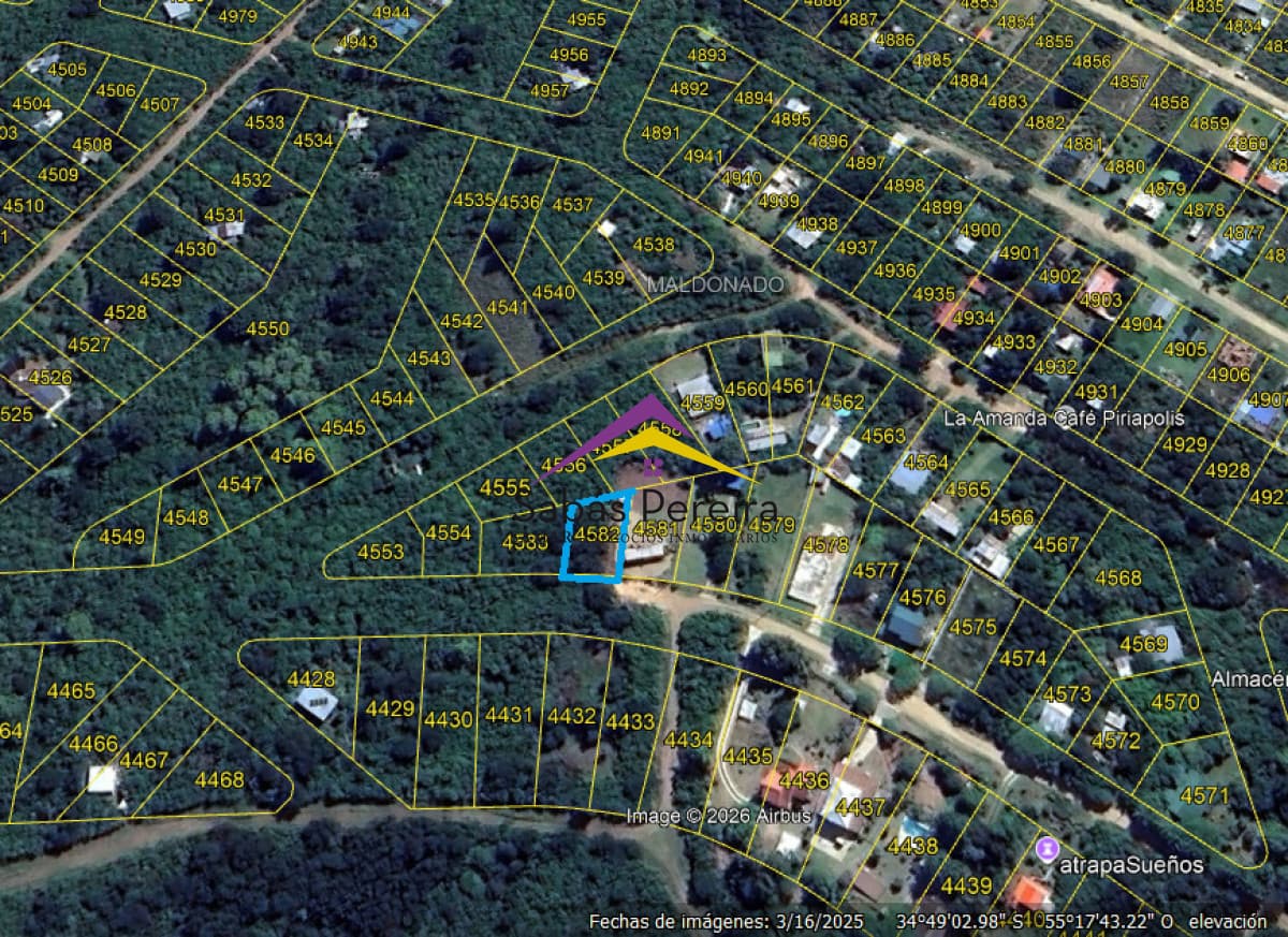 Terreno ID.41598 - Venta Terreno 420mts2,Playa Hermosa, Piriápolis,Maldonado.