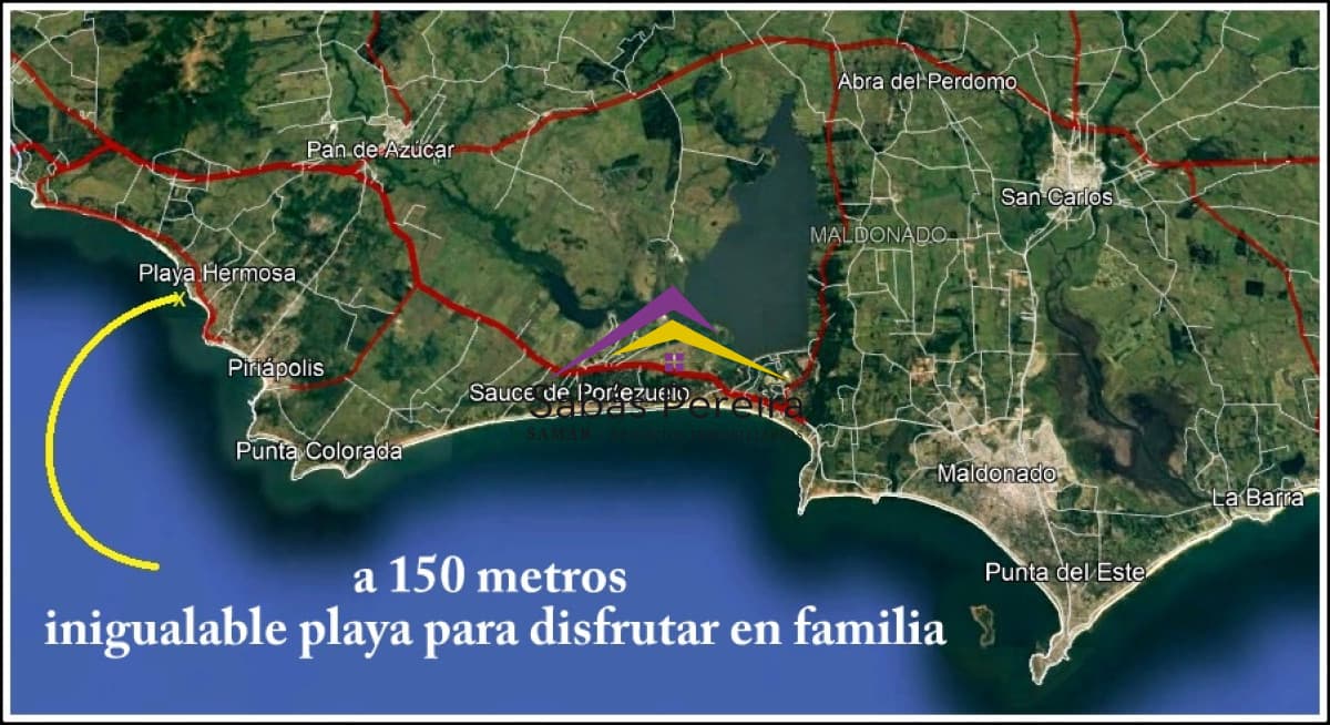 Terreno ID.40964 - Venta Terreno 1960m2, Playa Hermosa, Playa Verde, Piriápolis, Maldonado
