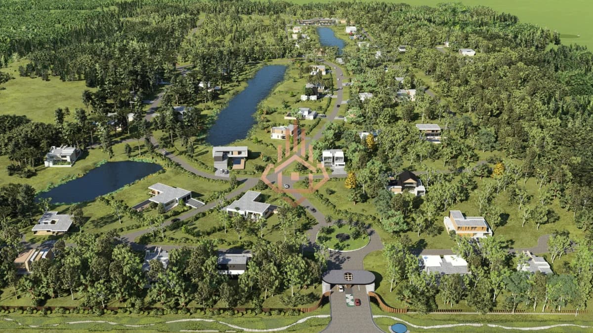 Venta de terrenos en barrio privado aura sumergidos en el bosque y el jardín