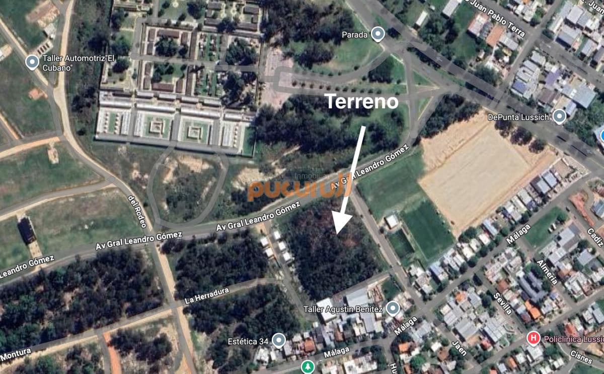 Terreno media manzana Lussich y Leandro Gomez - Proyecto comercial + Viviendas