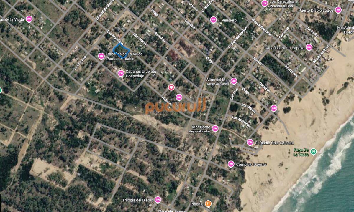 SE VENDE TERRENO EN LA VIUDA PUNTA DEL DIABLO