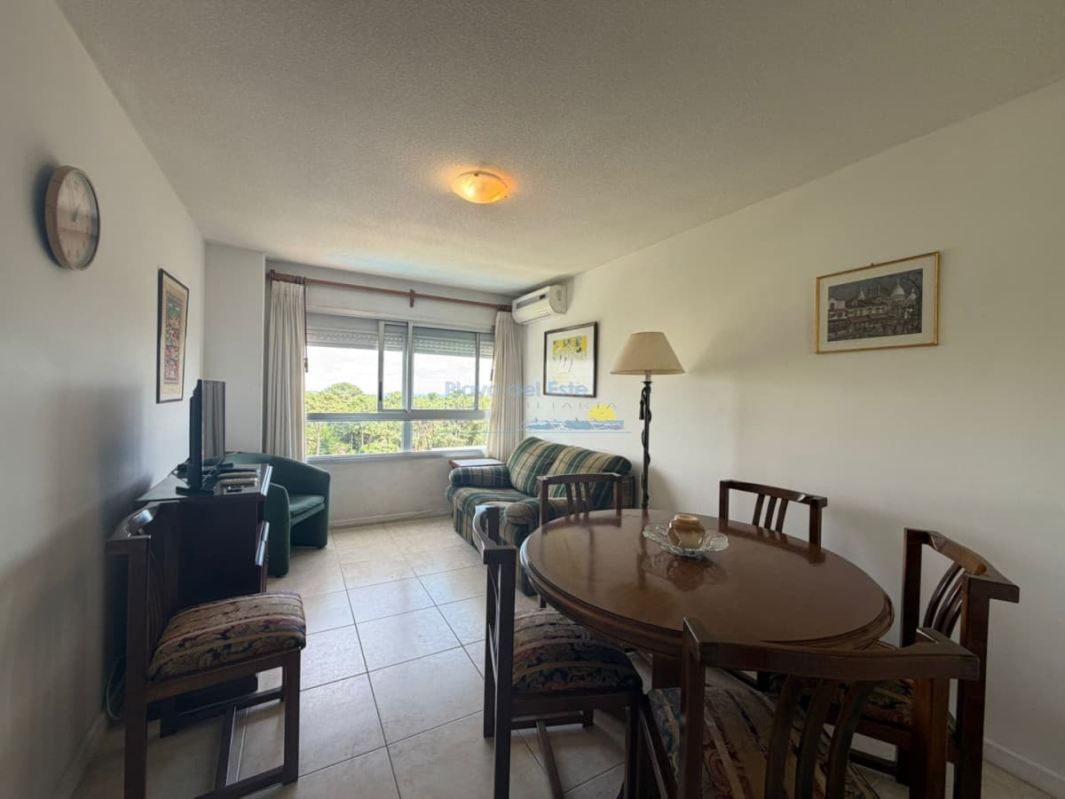 Apartamento en alquiler de 1 dormitorio en Punta del este , Edificio Doce Lunas  - Inmobiliaria Playa del Este