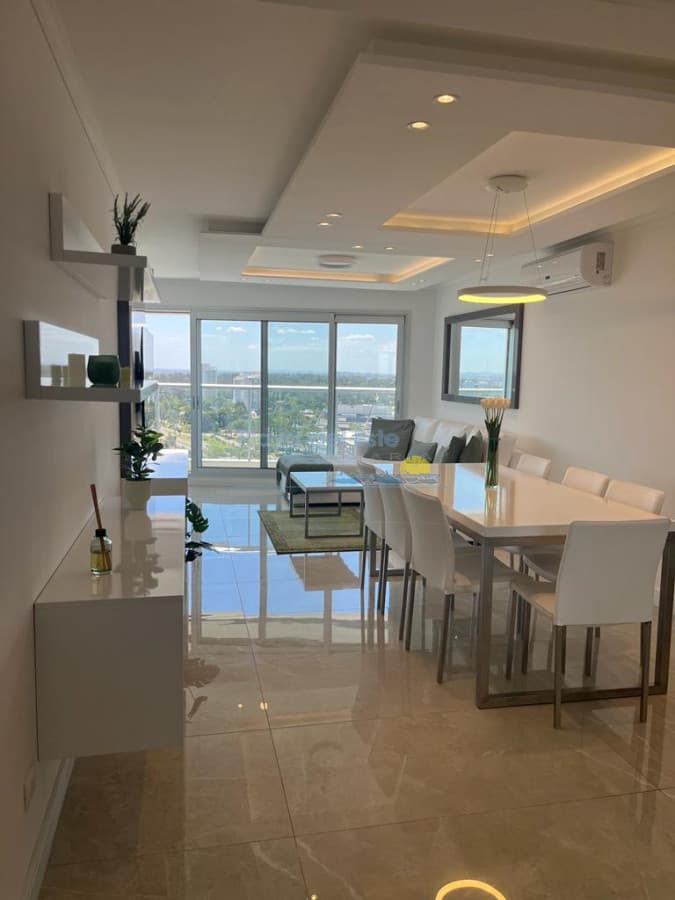 Penthouse en Miami Boulevard 3 dormitorios mas servicio alquiler de temporada  , Punta del este , Playa Mansa - Inmobiliaria Playa del Este