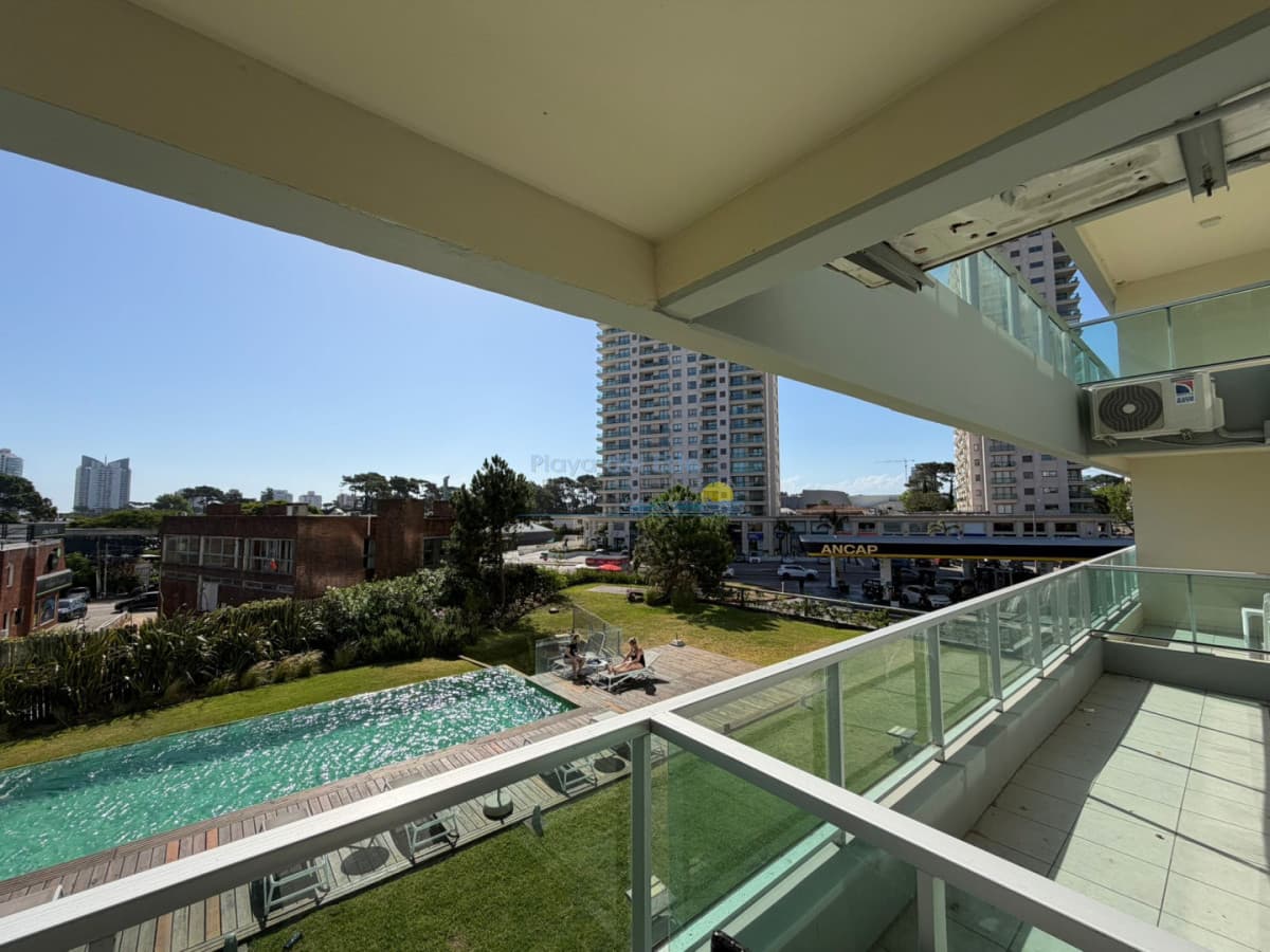 Apartamento de 1 dormitorio en Alquiler temporal en Gala vista , Punta del este , Playa brava , cerca a Punta Shopping  - Inmobiliaria Playa del Este