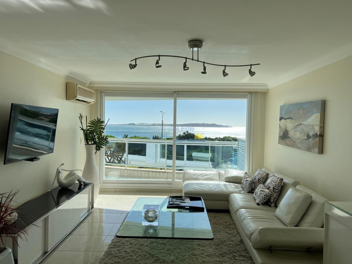 Departamento en Alquiler de 3 Dormitorios en Punta del este Torre Millenium . Playa Mansa , Vista al Mar  - Inmobiliaria Playa del Este