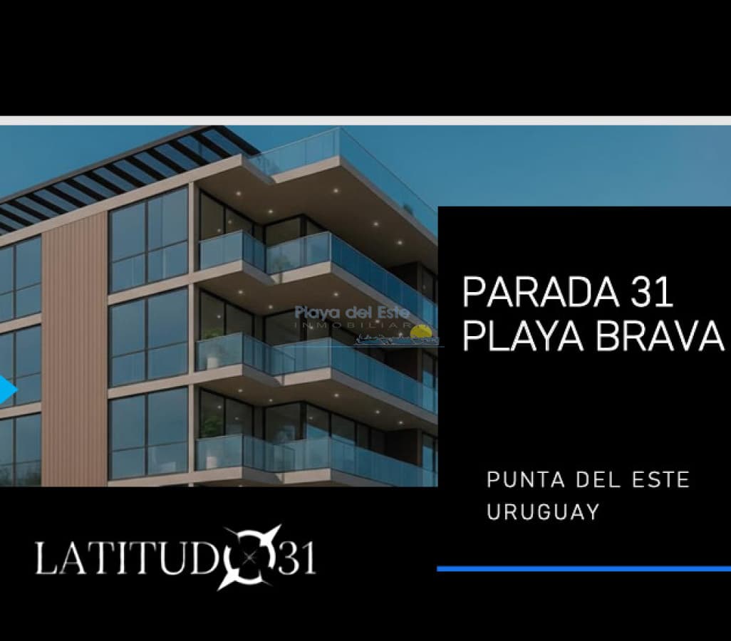 Proyecto en en Punta del este , Playa brava , Parada 31  - Inmobiliaria Playa del Este