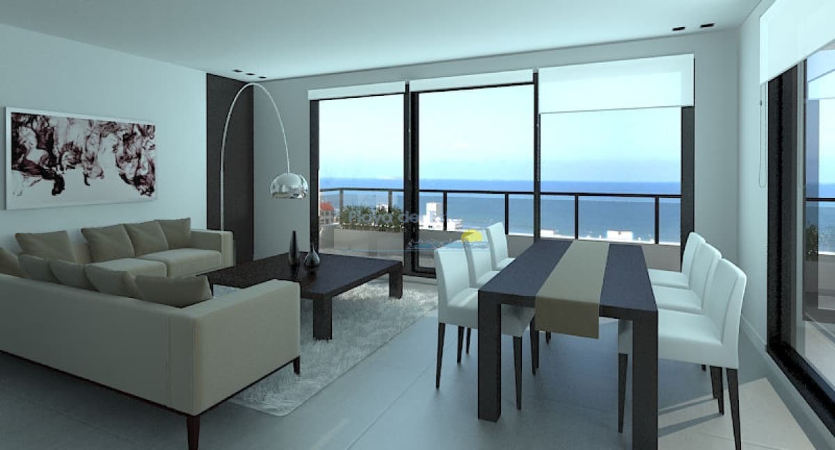 Apartamento en alquiler temporal de 1 dormitorio en Punta del este  - Inmobiliaria Playa del Este