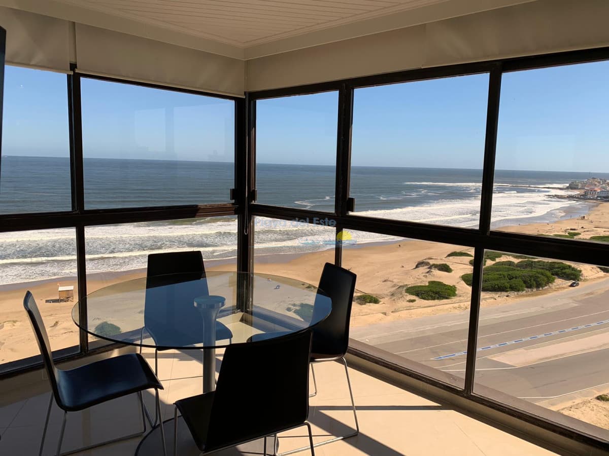 Apartamento en Alquiler ´de 3 dormitorios en Torre Cristal , Punta del este , Playa brava , Vista al mar  - Inmobiliaria Playa del Este