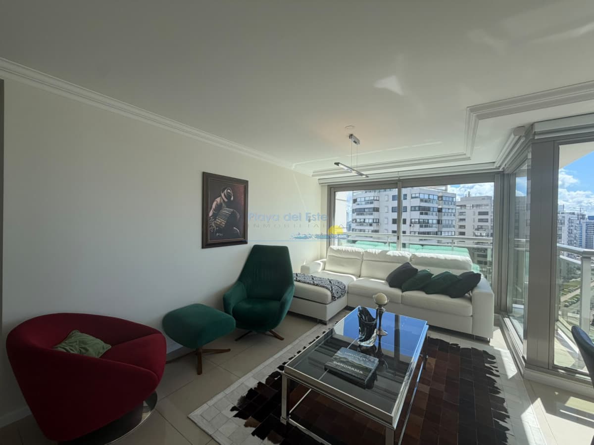 Apartamento de 2 dormitorios en venta en Torre Imperiale , Punta del este , Playa brava  - Inmobiliaria Playa del Este