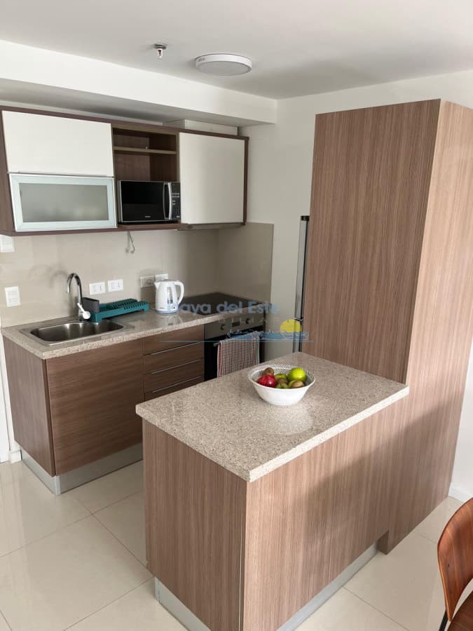 Apartamento de 1 dormitorio en alquiler temporal en Gala Vista , Punta del este , Playa Mansa  - Inmobiliaria Playa del Este