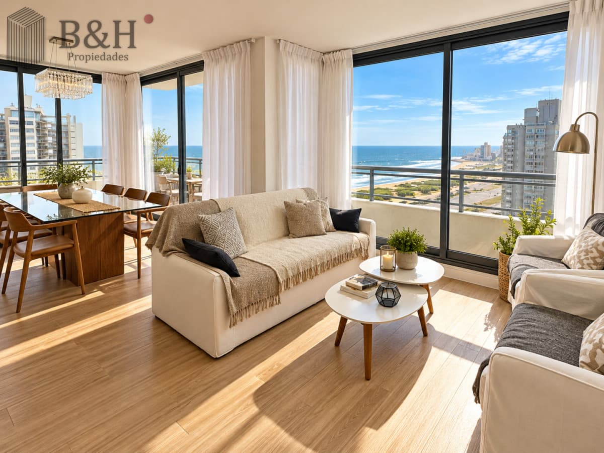 Penthouse con increíbles vistas al mar en Playa Brava