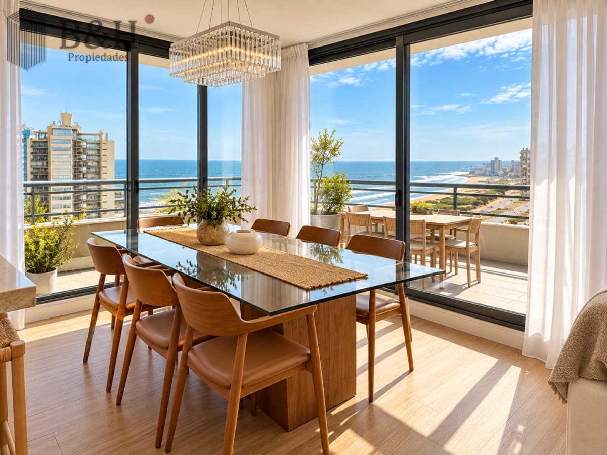 Penthouse con increíbles vistas al mar en Playa Brava