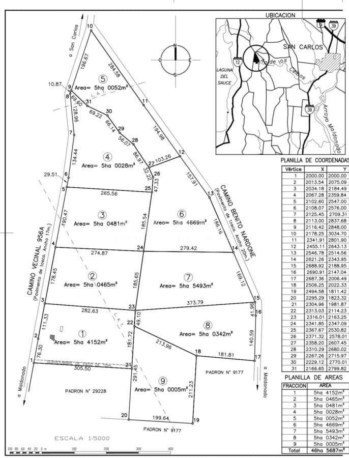 Chacra ID.212616 - CHACRAS DE 5 HECTÁREAS DESDE U$S 160.000 CADA UNA
