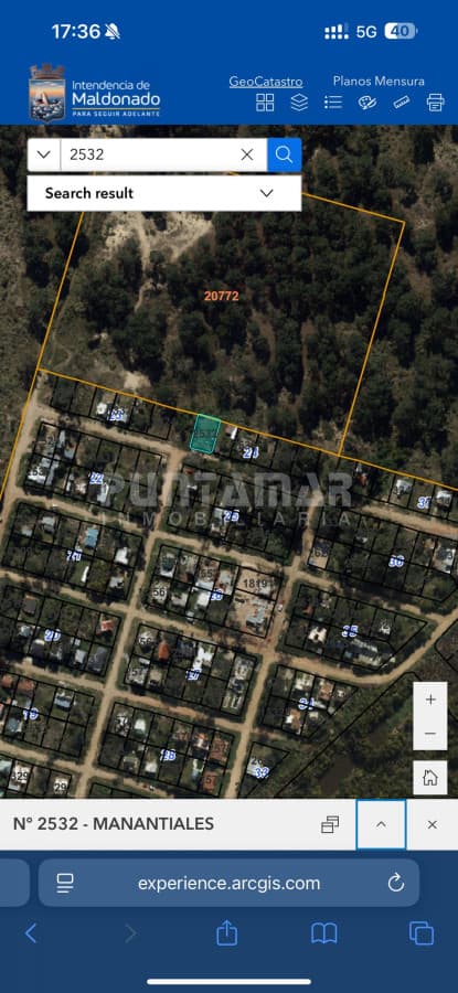 Terreno ID.213798 - TERRENO EN VENTA EN MANANTIALES