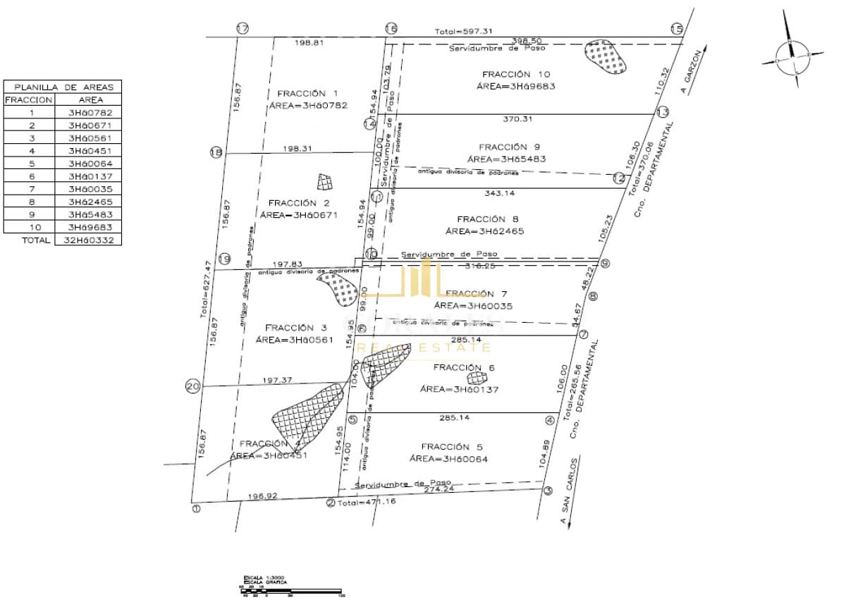 Chacras en venta de 3 ha desde USD 52.000 - Paraje Carlos Cal