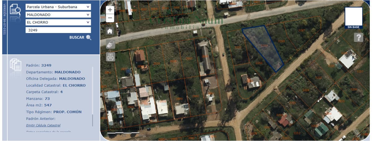 Lote en El Chorro
