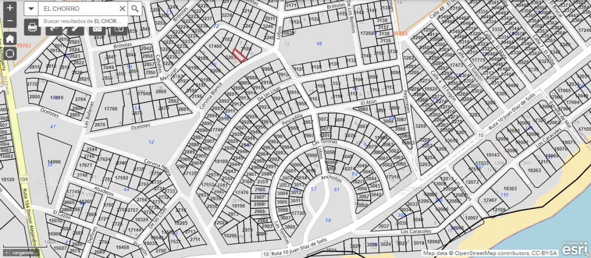 Venta terreno en El Chorro