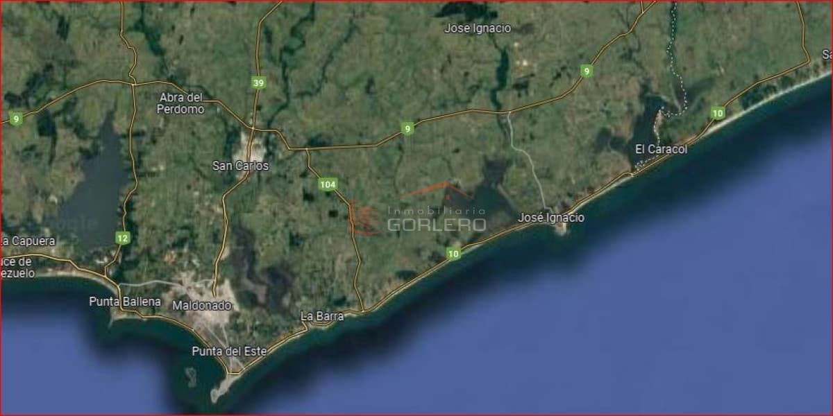 Venta de terreno en Costa Bonita, Rocha  a pocos km de José Ignacio - Inmobiliaria Gorlero