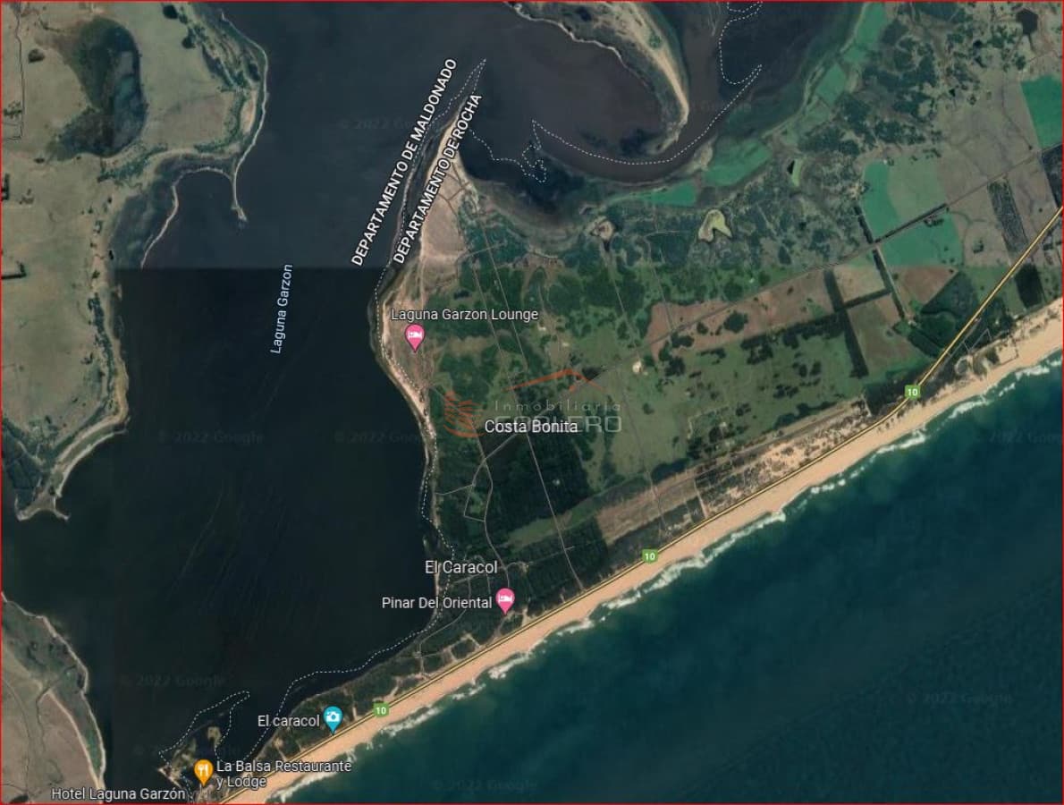 Venta de terreno en Costa Bonita, Rocha  a pocos km de José Ignacio - Inmobiliaria Gorlero
