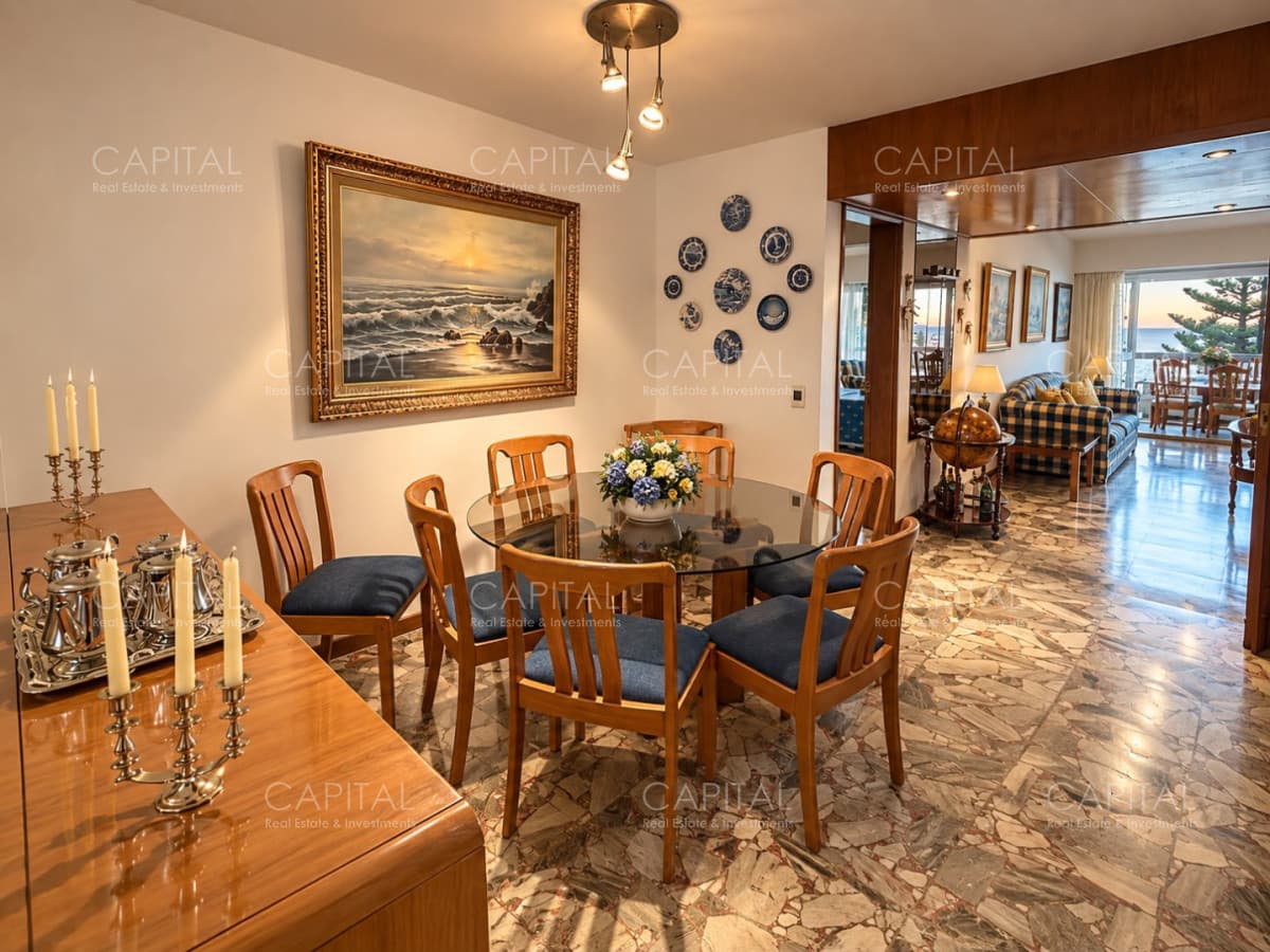 Departamento primera linea  en venta Punta del Este-edificio malecón