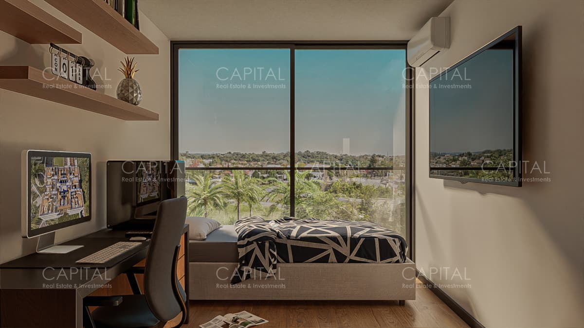 Apartamento 3 Dormitorios en Torres Cristalinas con vista a rambla y lago