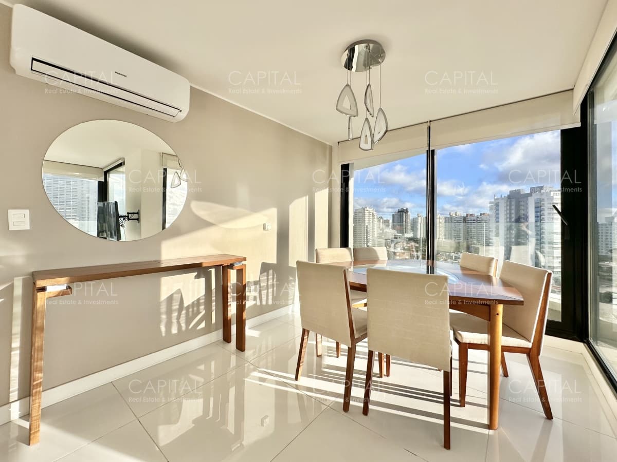 Art Tower en venta de tres dormitorios, Punta del Este.