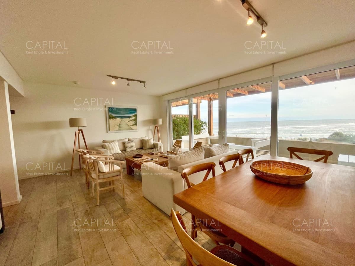 Palcos De La Posta venta de apartamento frente al mar, La Barra