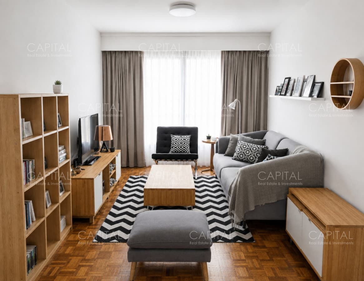 Apartamento de dos dormitorios en venta zona Pocitos