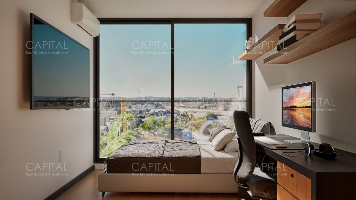 Apartamento 2 Dormitorios en Torres Cristalinas con vista a la rambla