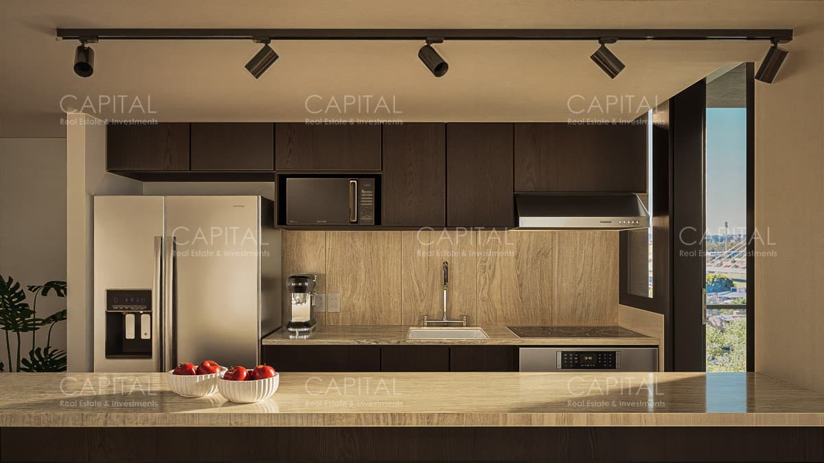 Apartamento 3 Dormitorios Piso Alto con Vista Lago y Terraza | Torres Cristalinas