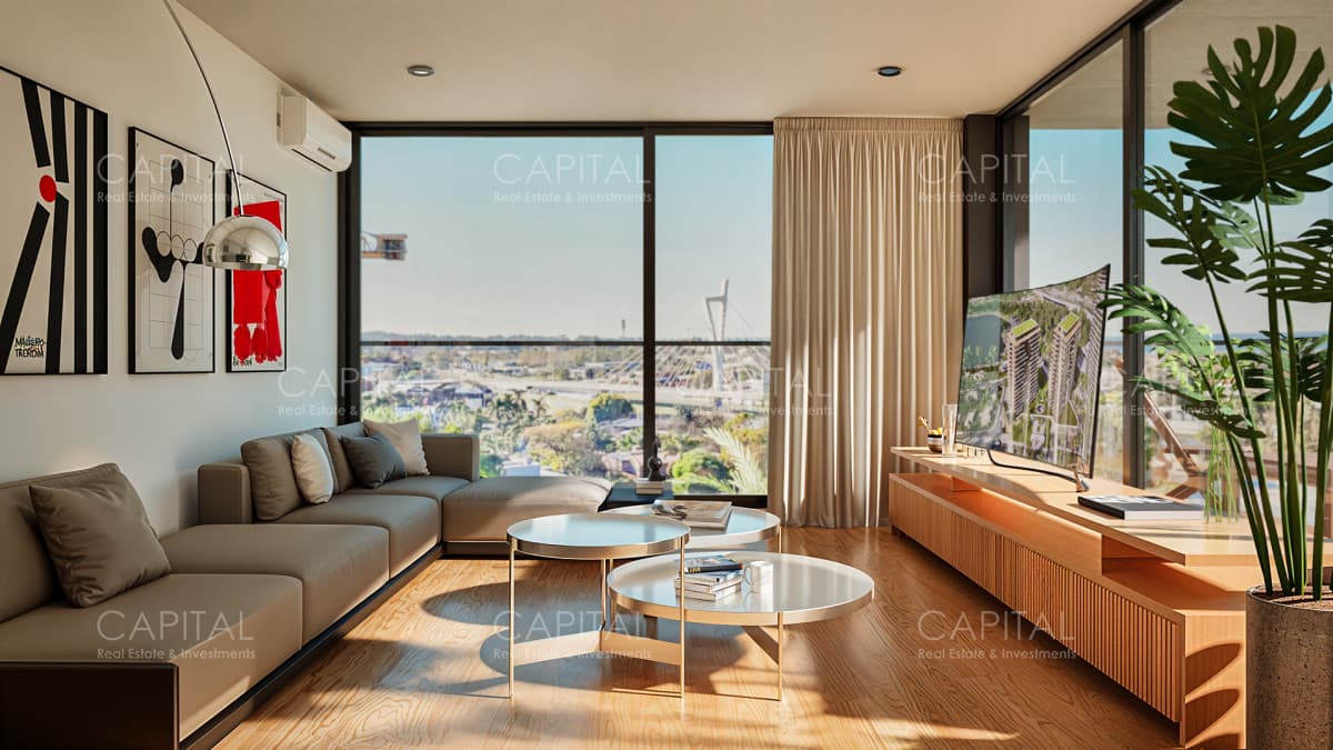 Apartamento 2 Dormitorios en Torres Cristalinas con vista a la rambla