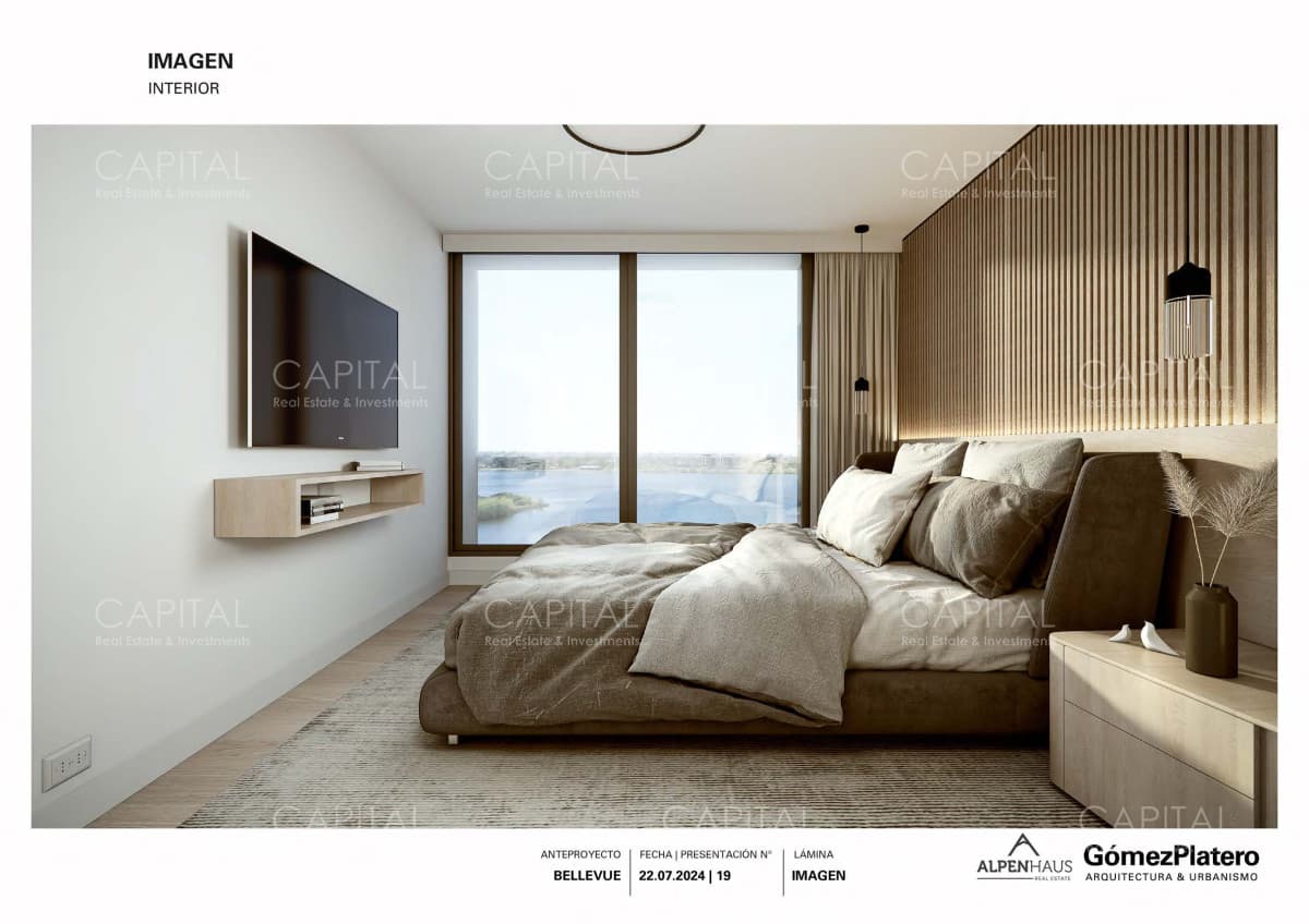 BELLEVUE - Exclusivo Apartamento de 1 Dormitorio - vista al lago!