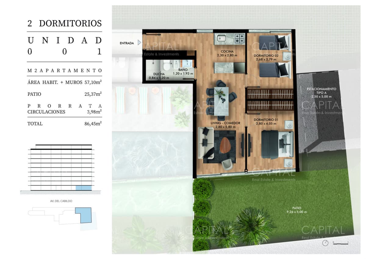 Hermoso Apartamento en excelente ubicación en Punta Del Este